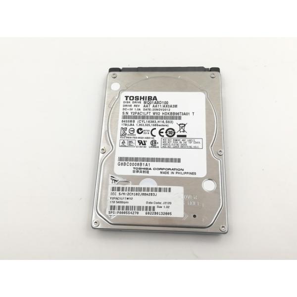■分類：2.5インチ 内蔵型SATA HDD■ランク：中古■メーカー：TOSHIBA■製造番号：Y2PAC1LFTWV2■保証期間：１週間■注意事項：お客様のモニター発色の具合によって、実際の商品と色合いが異なる場合があります。