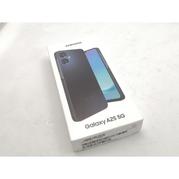 未使用】SAMSUNG au 【SIMフリー】 Galaxy A25 5G ブラック 4GB 64GB