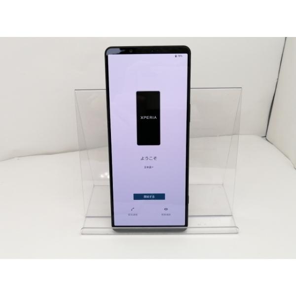 中古】SONY docomo 【SIMフリー】 Xperia 1 V ブラック 12GB 256GB SO