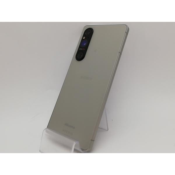 中古】SONY docomo 【SIMフリー】 Xperia 1 V プラチナシルバー 12GB