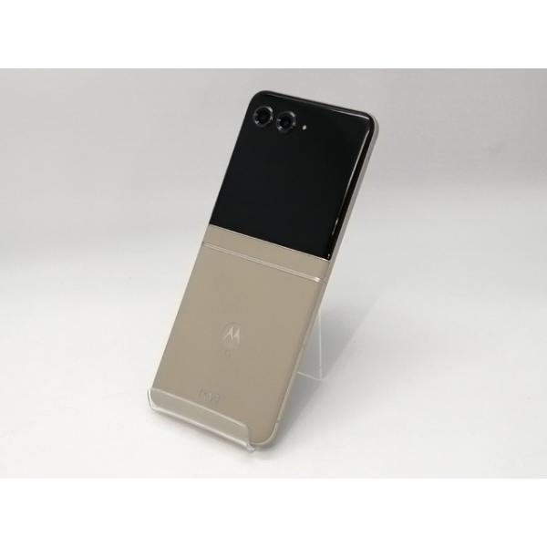 中古】MOTOROLA SoftBank 【SIMフリー】 motorola razr 50s サンド