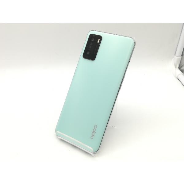 ②【SIMフリー】【美品】OPPO A55s グリーン 4GB 64GB 中古】Oppo SoftBank 【SIMフリー】 OPPO A55s 5G グリーン 4GB