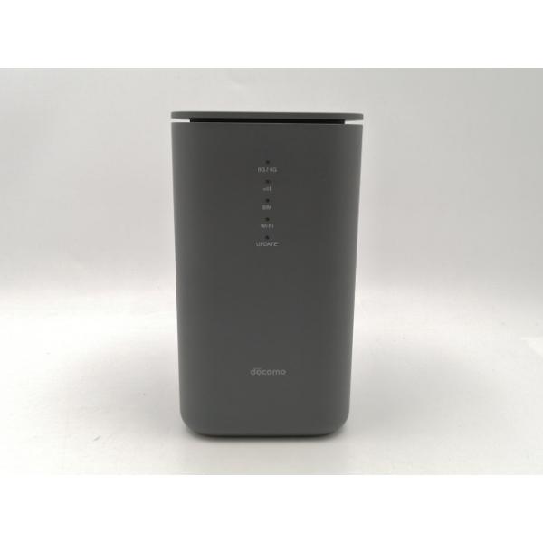 中古】SHARP docomo 【SIMフリー】 home 5G HR02 [ダークグレー]【EC