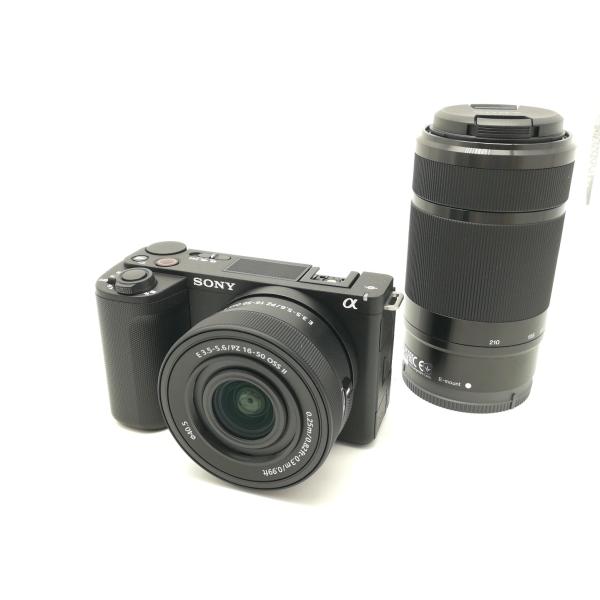 中古】SONY VLOGCAM ZV-E10 II ダブルズームレンズキット ブラック ZV