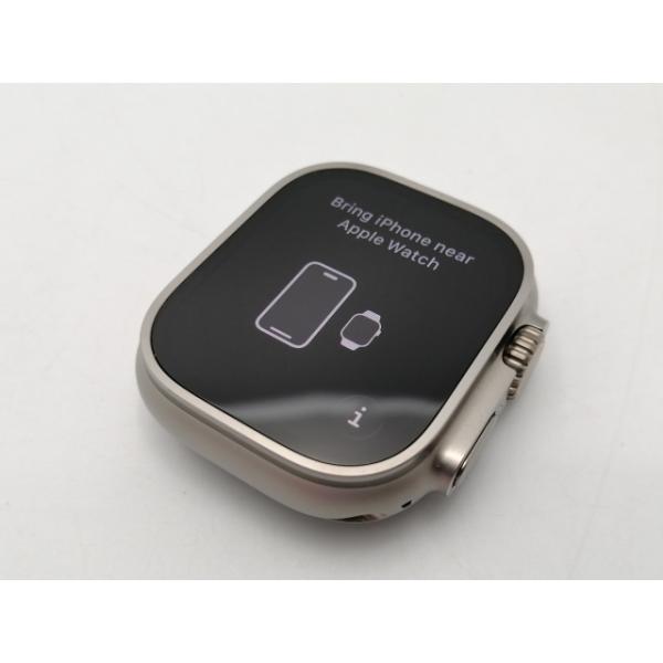 【中古】Apple Apple Watch Ultra 49mm Cellular チタニウムケース (バンド無し)【ECセンター】保証期間１ヶ月【ランクB】