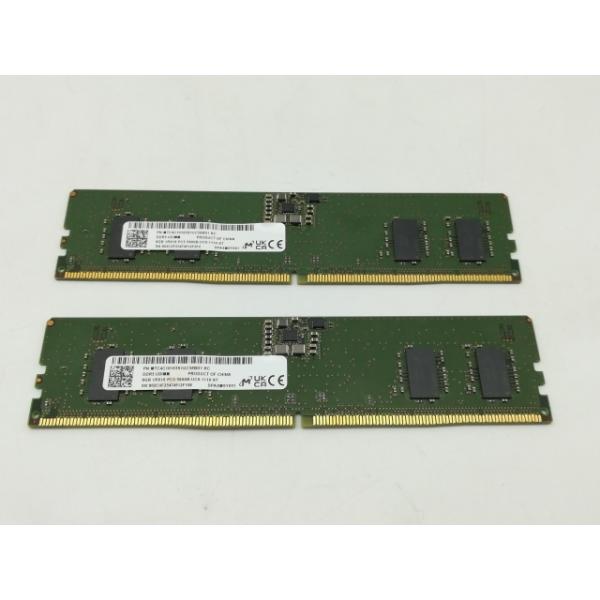 中古】DDR5 8GB 2枚組（合計16GB） DDR5-5600(PC5-44800