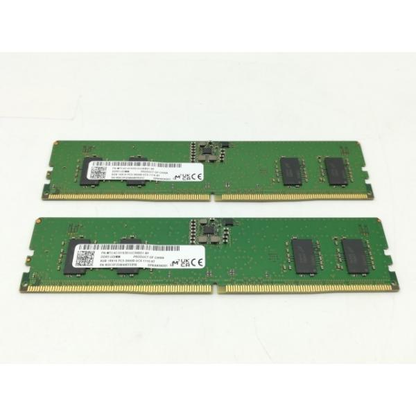中古】DDR5 8GB 2枚組（合計16GB） DDR5-5600(PC5-44800