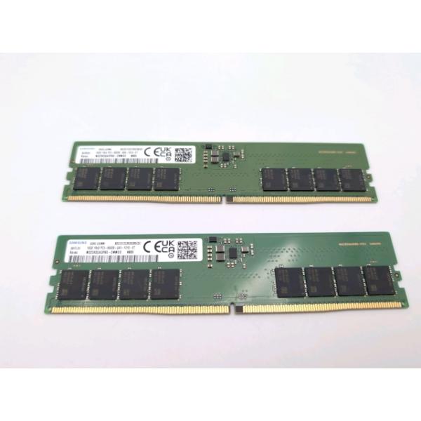 中古】DDR5 16GB 2枚組（合計32GB） DDR5-5600(PC5-44800