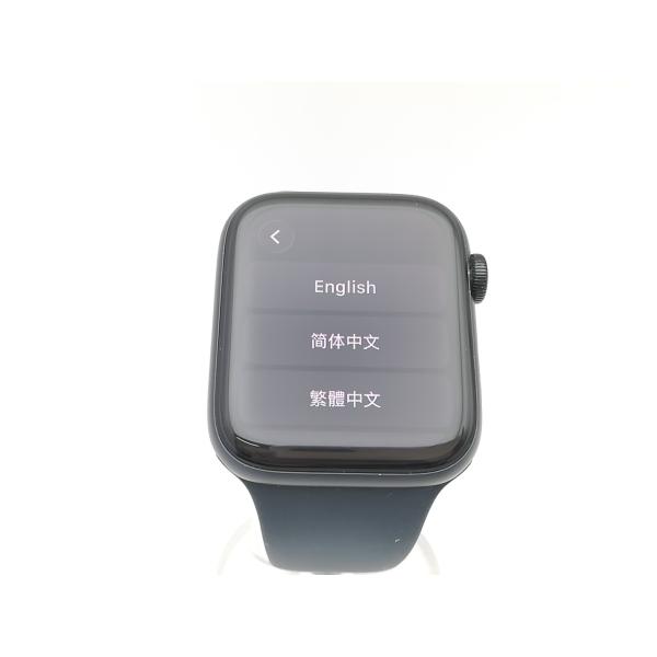 【中古】Apple Apple Watch SE2 44mm GPS ミッドナイトアルミニウムケース/ミッドナイトスポーツバンド MNK03J/A【熊本】保証期間１ヶ月【ランクC】