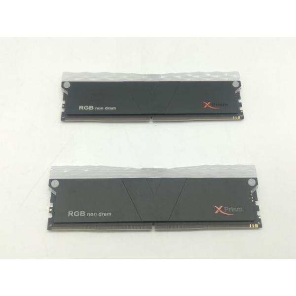 中古】v-color XPrism DDR5スロット用 ダミーRGBメモリ TMXPL00KWK 2枚