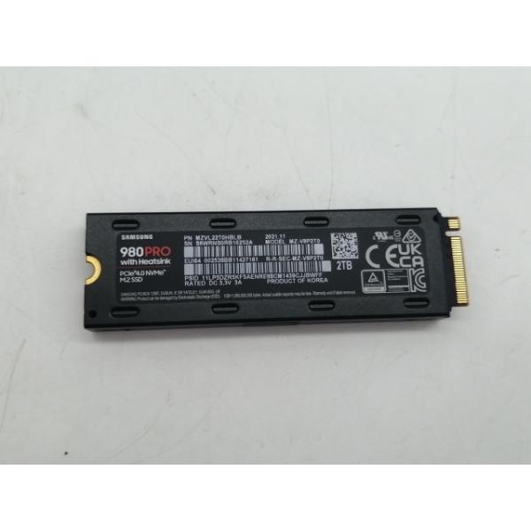 中古】SAMSUNG 980 PRO with Heatsink(MZ-V8P2T0C/IT) 2TB/M.2 2280