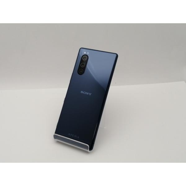 中古】SONY SoftBank 【SIMロック解除済み】 Xperia 5 ブルー