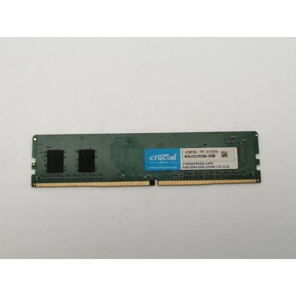 ■分類：メモリー■ランク：中古■メーカー：DDR4■製造番号：017270■備考：Micron [片面実装]■保証期間：１週間■注意事項：お客様のモニター発色の具合によって、実際の商品と色合いが異なる場合があります。