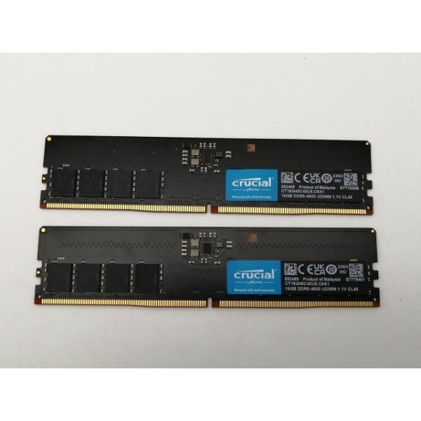 中古】DDR5 16GB 2枚組（合計32GB） DDR5-4800(PC5-38400