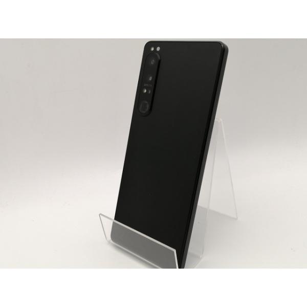 中古】SONY au 【SIMフリー】 Xperia 1 IV ブラック 12GB 256GB SOG06
