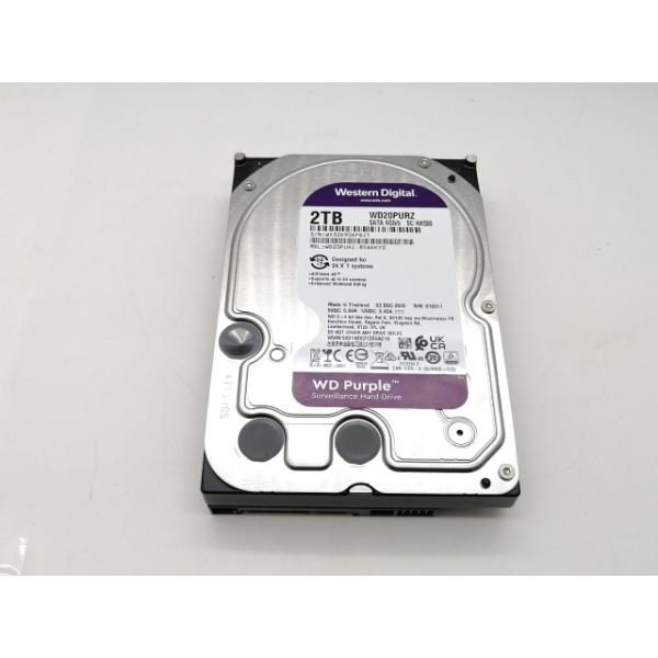 中古】W.D. WD20PURZ WD Purple 2TB/IntelliPower/64MB/6Gbps【吉祥寺