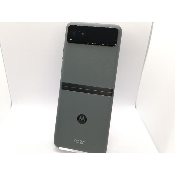 中古】MOTOROLA 国内版 【SIMフリー】 motorola razr 40 セージ 
