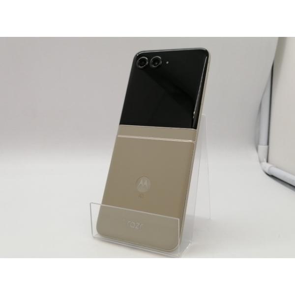 中古】MOTOROLA 国内版 【SIMフリー】 motorola razr 50 サンド