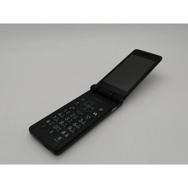 中古】SHARP SoftBank 【SIMフリー】 AQUOS ケータイ4 A205SH ブラック