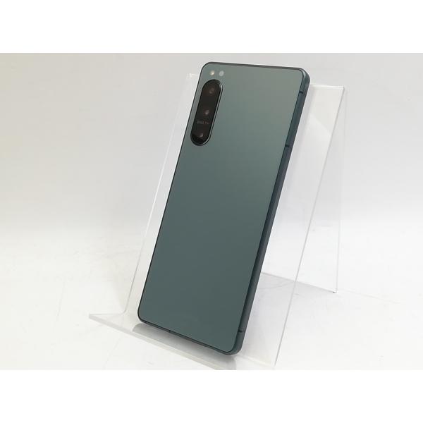 中古】SONY au 【SIMフリー】 Xperia 5 IV 8GB 128GB SOG09 グリーン