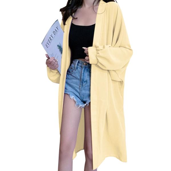 シフォンカーディガン 薄手 ロングカーディガン サマーカーディガン 冷房対策 レディース 夏 無地【代引き不可】