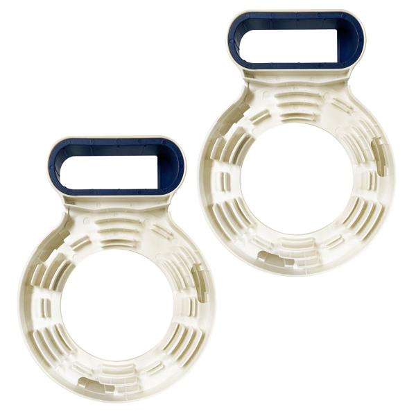 ・素材：プラスチック・サイズ：長さ約16*幅約12.5*厚さ約3.7cm・重量：約75g/個・カラー：ブルー・パッケージ内容：壁掛けホルダー*2・この壁掛けホルダーは、DecoM5WiFiシステム用に特別に設計されています。独自の滑り止めゴ...