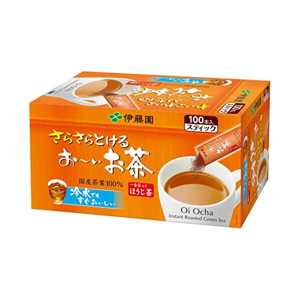 他サイト： 伊藤園 おーいお茶 さらさらほうじ茶スティック 0.8g×100包の商品画像