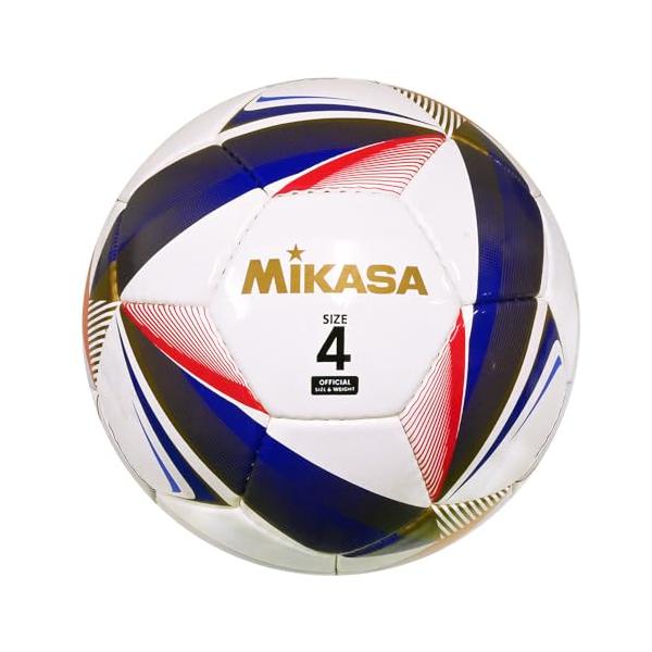 ミカサMIKASA サッカーボール 4号球 日本サッカー協会 検定球 小学生用 手縫い ホワイト FT428D-W 推奨内圧0.610~0.810kgf/?