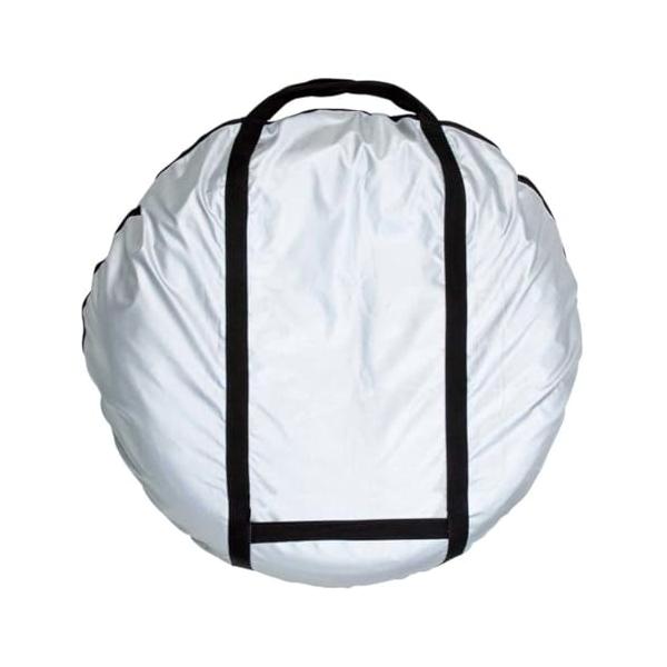 ボンフォームBONFORM タイヤキャリーバッグ軽/普通車1本用 2枚セット ナット袋付き S シルバー 7205-01SI