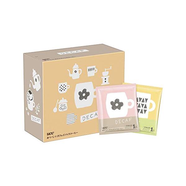 UCC おいしいカフェインレスコーヒー ドリップコーヒー レギュラー 50杯デカフェノンカフェイン