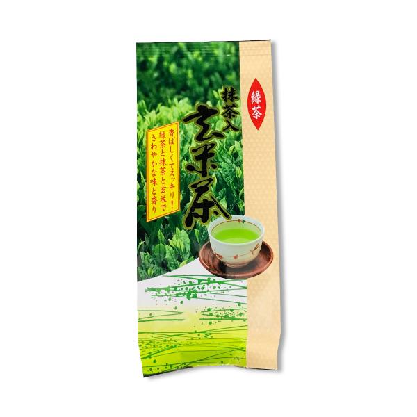 【川根茶】抹茶入玄米茶　200ｇ袋入