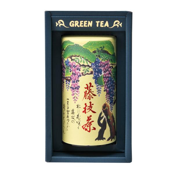 【藤枝茶】藤枝和染缶　200ｇ