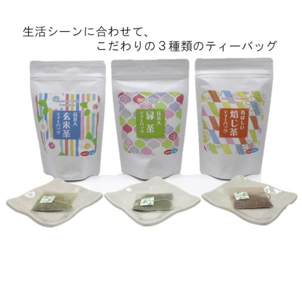 【藤枝茶】お茶屋のこだわりティーバッグ3本セット　ネコポス