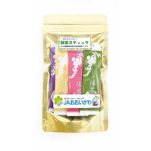 新商品 JA大井川産 抹茶 濃いふる抹茶スティック(2g×10本)（画像左