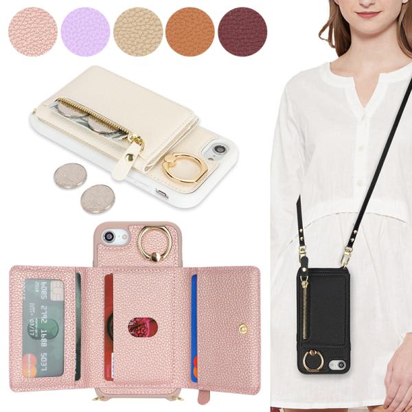 01、特徴　滑りにくいフィンガーリング仕様　スタンドとしても使える機能性。動画の視聴もラクラク　複数カード収納できるカードポケット付　ストラップ付き　丁寧な手仕事で細部までこだわる02、対応機型iPhone 7iPhone 8iPhone ...