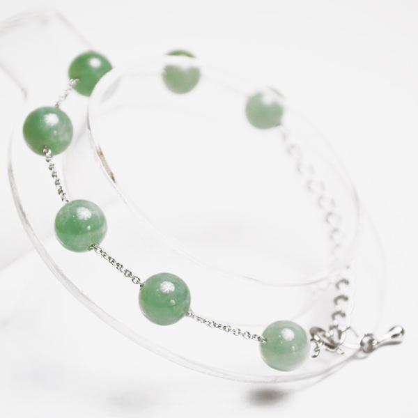 ミャンマー　ヒスイ　天然石　手作り　翡翠製緑色ブレスレット 約12mm ミャンマー ヒスイ 天然石 手作り 翡翠製緑色ブレスレット 約12mm