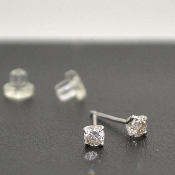 高級ブランド ダイヤモンド0 2ct 18金ホワイトゴールド K18wg刻印有り 天然ダイヤモンド 上品 大人 日本製 つけっぱなしピアス スタッド ピアス ピアス