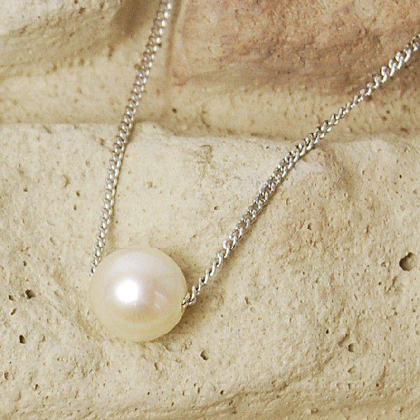 一粒ペンダント ネックレス 真珠 パール 大粒9mm あこや本真珠 パール