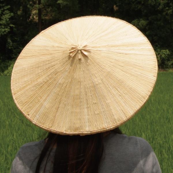 菅笠 6寸 42cm 農作業 帽子 夏 日よけ メンズ/レディース 紫外線 おしゃれ ガーデニング 釣り マラソンやウォークラリーすげがさ ...