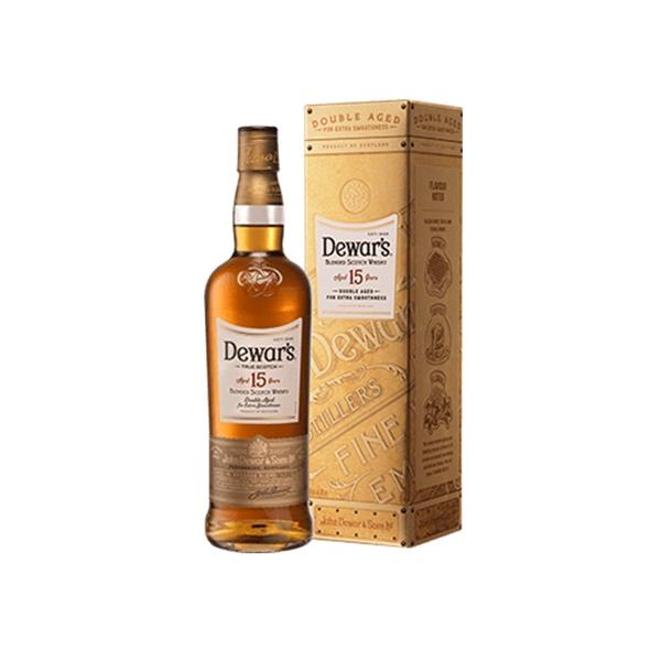 Dewar's スコッチウイスキー デュワーズ15年 イギリス 40%  750ml １本　条件付き　送料無料
