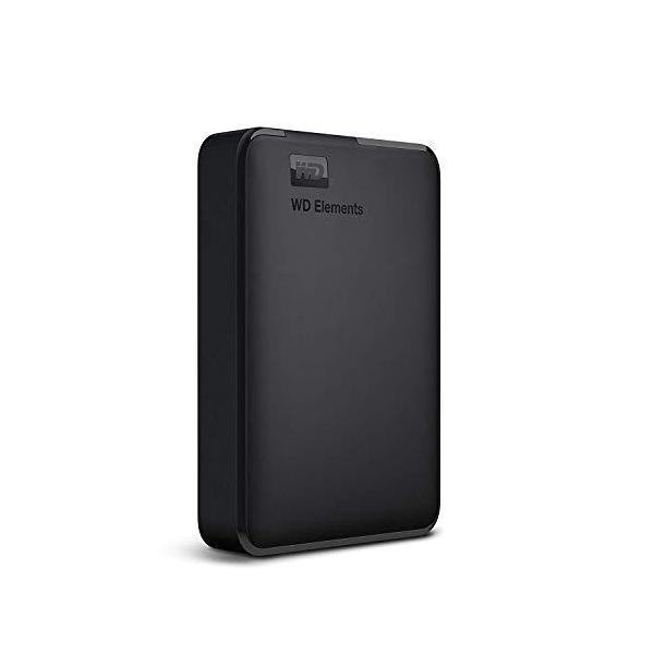 くすみ水色 WD ポータブルHDD 5TB USB3.0 ブラック WD Elements