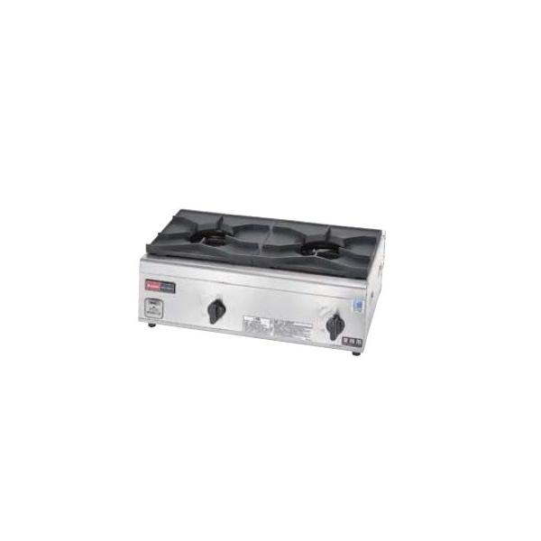 【新品/メーカー直送】リンナイ　ガスコンロ　RSB-S206N　涼厨・内炎バーナータイプ　立消え安全装置付　(個人宅配送不可)
