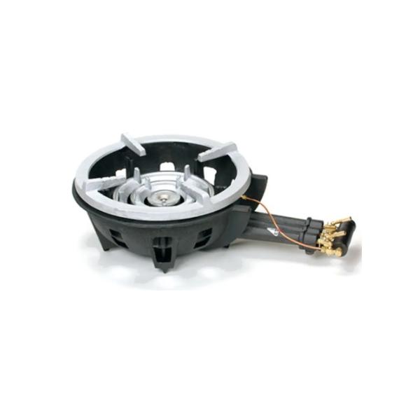 【新品/メーカー直送】タチバナ製作所　　ハイカロリーバーナー　TS-308PS　キャップ(火皿)タイプ　三重・種火付　五徳セット