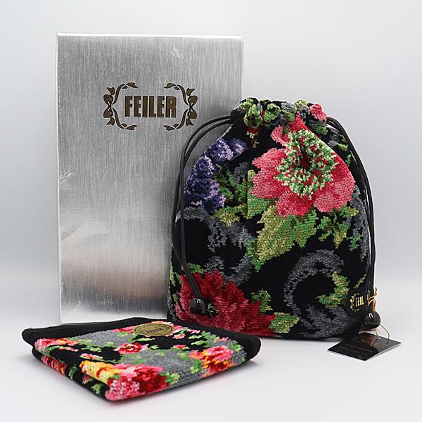 フェイラー ハンカチ ポーチセット FEILER ハッピーポップ ニナ