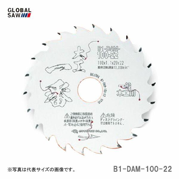 100円クーポン｜25日限定★【オススメ】〈モトユキ〉　チップソー　大工一番　一般木工用　B1-DAM-100-22　JAN：4920350301335