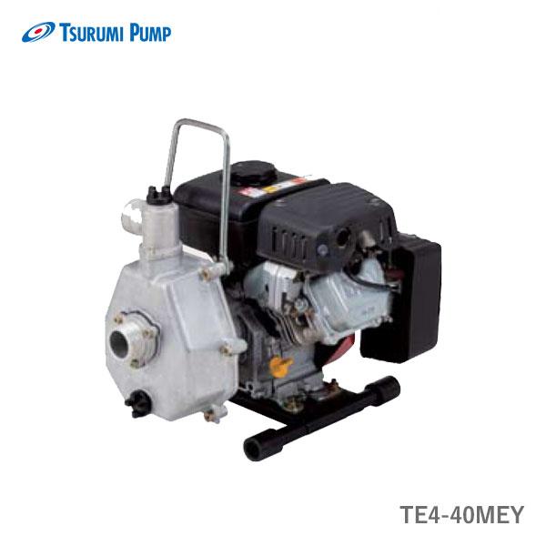 【中古】【店頭引取限定】TSURUMI   エンジンポンプ　TE4-40RY　6380円（税込）3798 ツルミポンプ 〈ツルミ〉TE4-40MEY 排水用エンジンポンプ TE型 口径