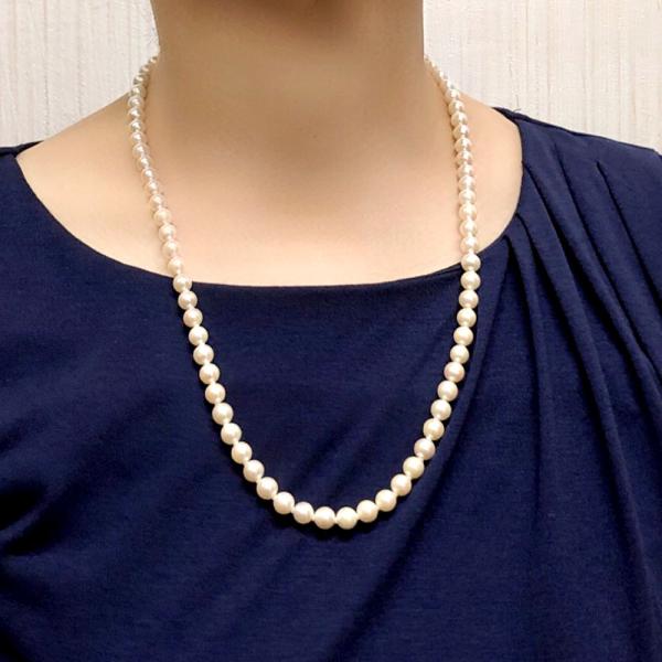 各サイズのアコヤ真珠、あこや芥子パールK14パーツの、セミロングネックレス 楽天市場】シルバー925 アコヤ本真珠 パール ネックレス 特濃