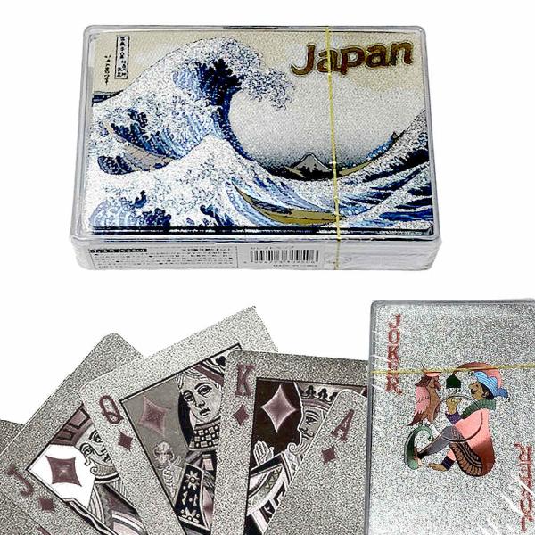 トランプ 葛飾北斎 浪裏 セレブトランプ 版画 浮世絵 富嶽三十六景 カード 縁起物面白トランプ 日本のお土産 ホームステイのおみやげ 送料無料