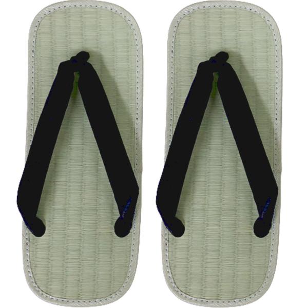 たたみ草履（ぞうり）男物　2Lサイズ全長 27cm巾 10.5cmかかとの高さ 3cm片足の重さ　150g日本製 Made in Japan畳いぐさ草履イグサには消臭効果があり、湿度がある時に足にくっつかないので歩きやすいベタベタせず、いつ...