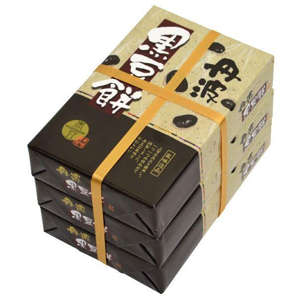 商品お届けまで最大約2週間】黒豆餅三段 (10ヶ×3) : ジャパンギフト 